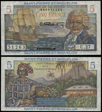 5 franków bez daty (1950-1960), seria U27 / 5126