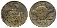 5 fenigów 1932, Berlin, flądra, ładnie zachowane