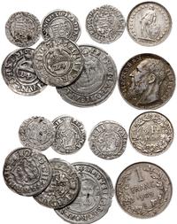 zestaw 8 monet, w skład zestawu wchodzą następuj