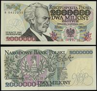 2.000.000 złotych 16.11.1993, seria B, numeracja