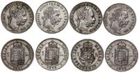 4 x 1 forint 1876, 1879, 1881, 1890, Kremnica, ł