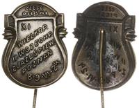 odznaka ze szpilką  1924, CZEŚĆ PIEŚNI, poniżej 