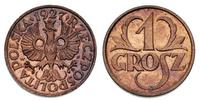 1 grosz 1927, Warszawa, Parchimowicz 101c