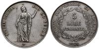 Włochy, 5 lirów (scudo), 1848 M