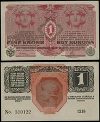 Austria, 1 korona, 1.12.1916 (1919)