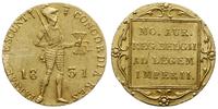 dukat 1831, Utrecht, złoto 3.45 g, niewielkie za