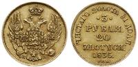 3 ruble = 20 złotych  1835 СПБ ПД, Petersburg, z