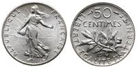50 centimes 1916, srebro próby '835', 2.50 g, KM