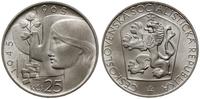 25 koron 1965, srebro próby '500', 16.00 g, wybi