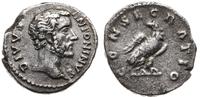 denar pośmiertny  161, Rzym, Aw: Głowa cesarza w