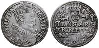 trojak 1597, Olkusz, korona z wąskim rondem, Ige