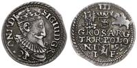 trojak 1597, Olkusz, korona z wąskim rondem, pat