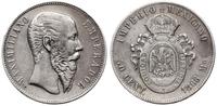 50 centów 1866, Meksyk, srebro 13.43 g, rzadkie,