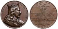 Francja, medal z serii władcy Francji - Chlotar II, 1840