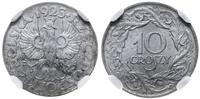 10 groszy 1923, Warszawa, nikiel, piękna moneta 