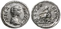 denar 196-211, Rzym, Aw: Głowa cesarzowej w praw