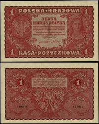 1 marka polska 23.08.1919, seria I-AJ, numeracja