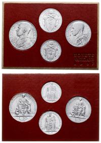 Watykan (Państwo Kościelne), zestaw monet, 1942 (IV rok pontyfikatu), 1947 (IX rok