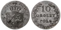 10 groszy 1831, Warszawa, łapy Orła zgięte, nad 