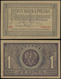 1 marka polska 17.05.1919, seria IBI, numeracja 