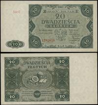 20 złotych 15.07.1947, seria C, numeracja 470282