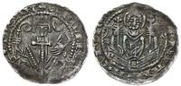 denar 1261-1274, Aw: Postać arcybiskupa na wpros