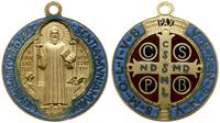 medalik ze św. Benedyktem, Aw: wizerunek św. Ben