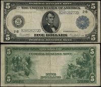 5 dolarów 1914, seria B-D, numeracja 28526272, n