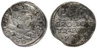 trojak 1599, Poznań, moneta z końcówki blaszki, 