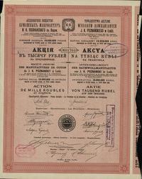 akcja na 1.000 rubli 1910, Łódź, numeracja 01760