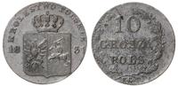 10 groszy 1831, Warszawa, łapy Orła zgięte, jedn
