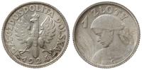 1 złoty 1924, Paryż, Głowa kobiety z kłosami, ba
