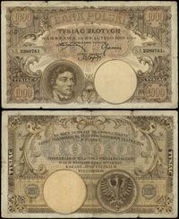 1.000 złotych 28.02.1919, seria A, numeracja 238