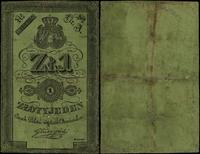 1 złoty  1831, podpis Głuszyński, seria A, numer