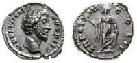 denar 158-159, Rzym, Aw: głowa cezara w wieńcu l