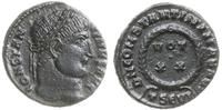 follis 320-321, Tessaloniki, Aw: głowa cesarza w