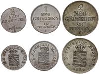 zestaw 3 monet: , Drezno, 2 grosze = 20 fenigów 