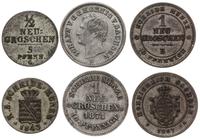 zestaw 3 monet: , Drezno, 1 grosz = 10 fenigów 1