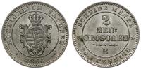 2 grosze = 20 fenigów 1865, Drezno, bardzo ładne