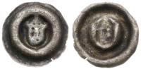 brakteat guziczkowy XIII/XIV w., głowa na wprost