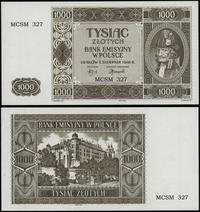 1.000 złotych 1.08.1941, MCSM 327 - KOPIA nie wp