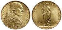 100 lirów 1932, Rzym, XI rok pontyfikatu, złoto 