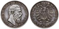 2 marki 1888 A, Berlin, moneta w subtelnej patyn