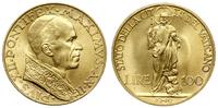 100 lirów 1940, Rzym, złoto, 5.20 g, nakład 2000