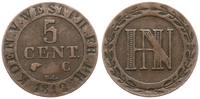 5 centimów 1812, Clausthal, AKS 40, KM 24