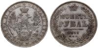 Rosja, rubel, 1851 СПБ ПА