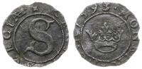 fyrk 1593, rzadka typ monety  z monogramem S, SM