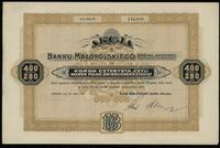 Polska, akcja na 400 koron = 280 marek polskich, 1920