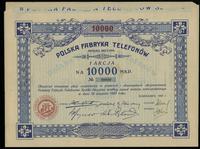 Polska, 1 akcja na 10.000 marek polskich, 1923
