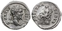 denar 202-210, Rzym, Aw: Popiersie cesarza w wie